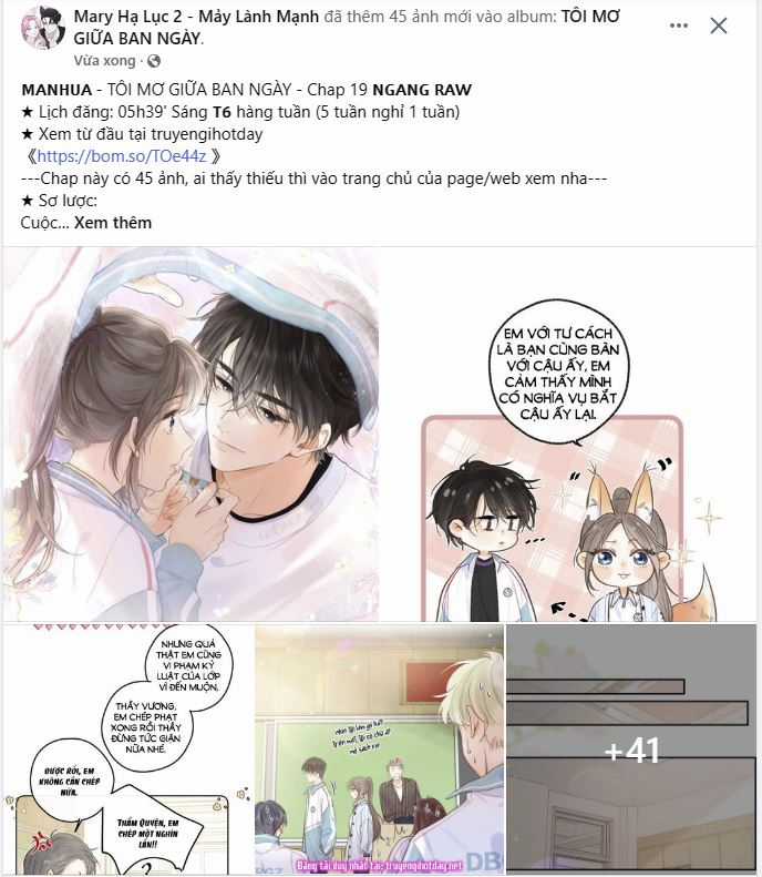 Tôi Mơ Giữa Ban Ngày Chapter 19.1 trang 0
