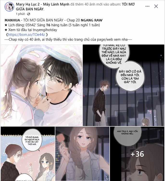 Tôi Mơ Giữa Ban Ngày Chapter 20.1 trang 0