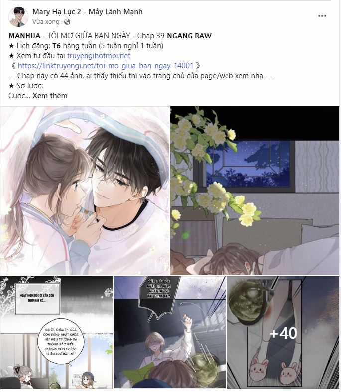 Tôi Mơ Giữa Ban Ngày Chapter 39.1 trang 2