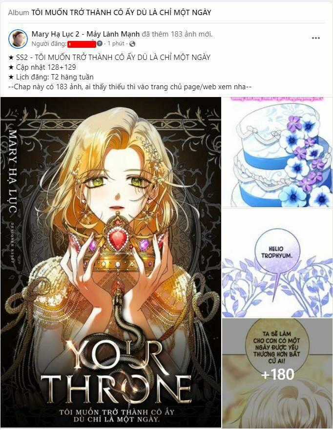 Tôi Muốn Trở Thành Cô Ấy Chỉ Một Ngày Chapter 128.1 trang 0