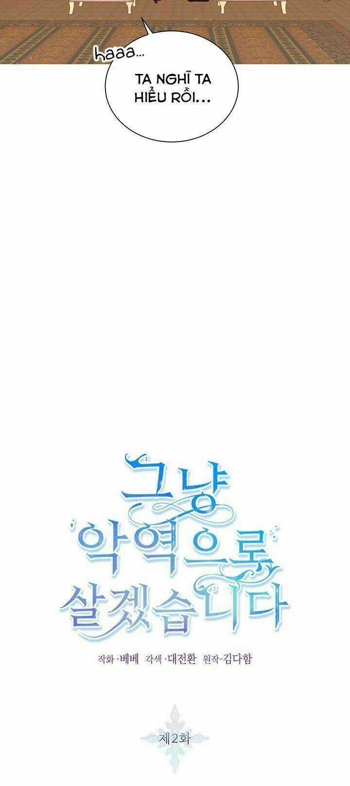 Tôi Sẽ Chỉ Sống Như Một Nhân Vật Phản Diện Chapter 2 trang 2