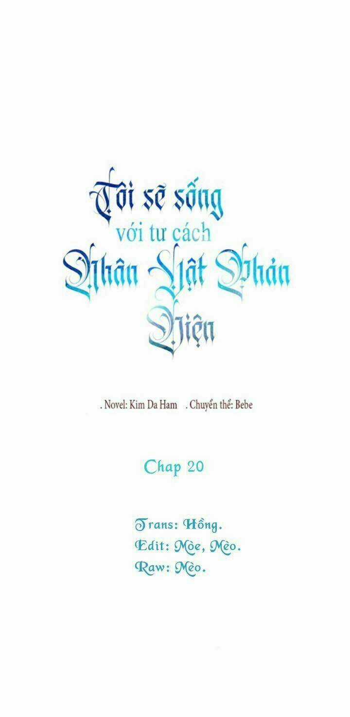 Tôi Sẽ Chỉ Sống Như Một Nhân Vật Phản Diện Chapter 20 trang 1