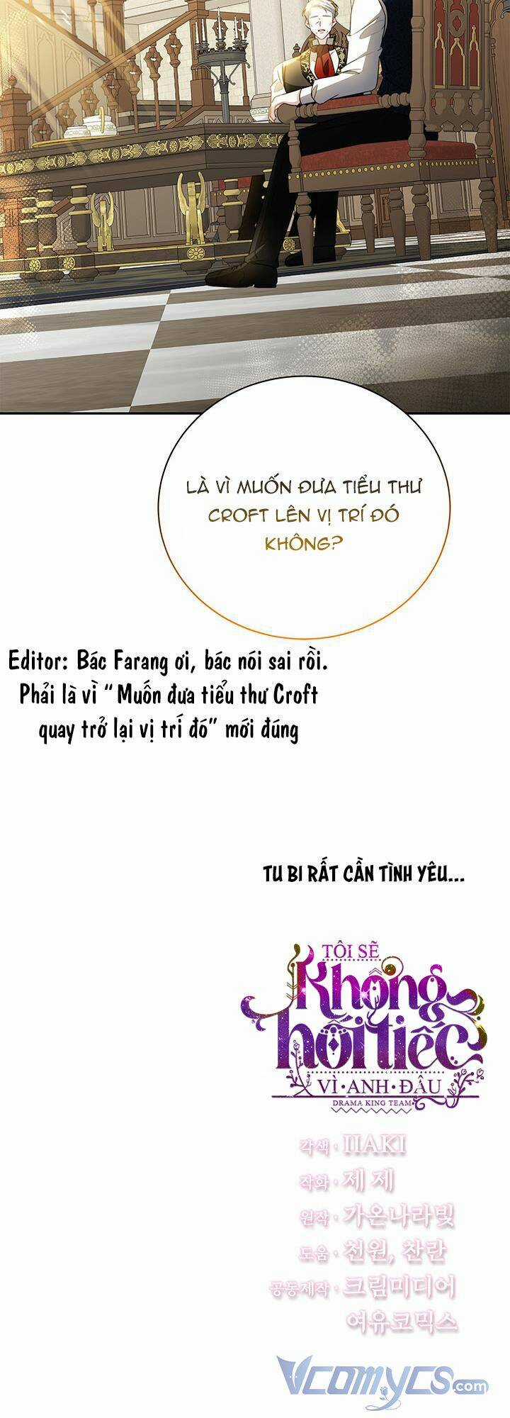 Tôi Sẽ Không Hối Tiếc Vì Anh Đâu Chapter 64 trang 63