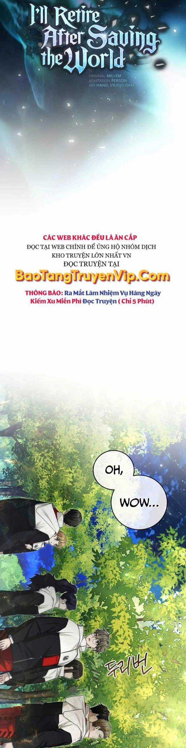 Tôi Sẽ Nghỉ Hưu Sau Khi Cứu Thế Giới Chapter 21 trang 9