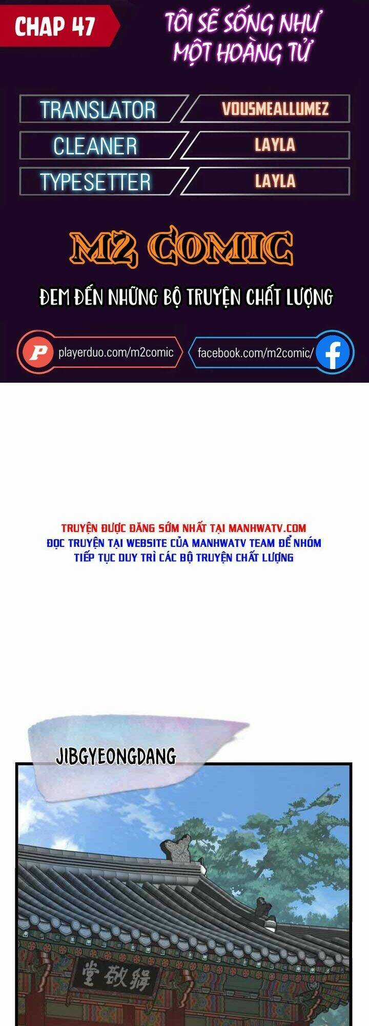 Tôi Sẽ Sống Như Một Hoàng Tử Chapter 47 trang 0