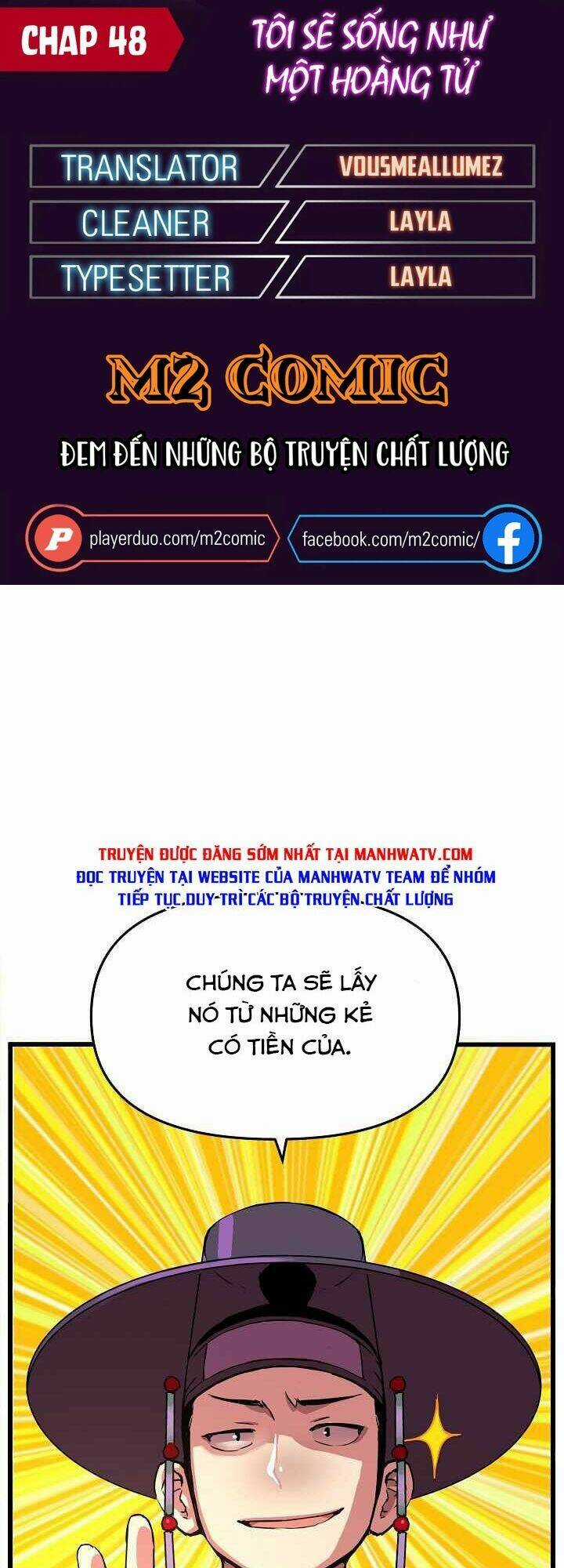 Tôi Sẽ Sống Như Một Hoàng Tử Chapter 48 trang 0