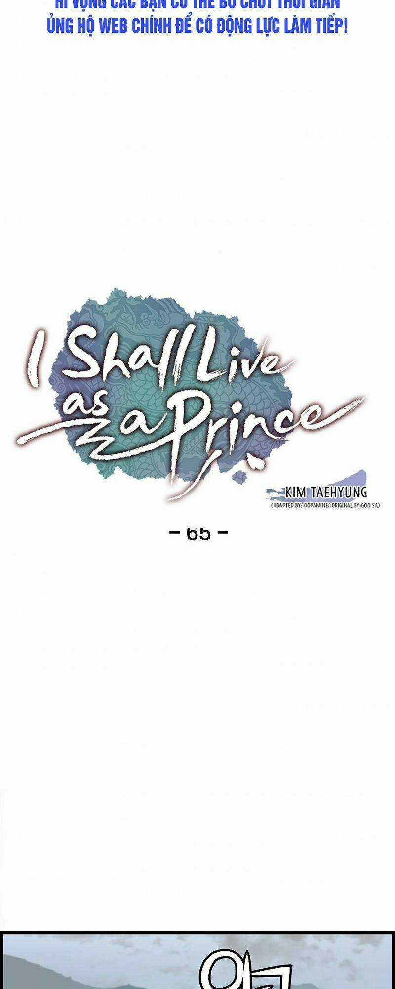 Tôi Sẽ Sống Như Một Hoàng Tử Chapter 65 trang 3