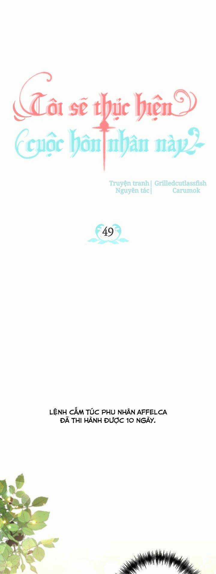 Tôi Sẽ Thực Hiện Cuộc Hôn Nhân Này Chapter 49 trang 14