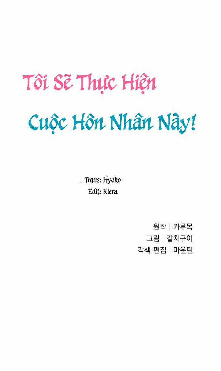 Tôi Sẽ Thực Hiện Cuộc Hôn Nhân Này Chapter 5 trang 8