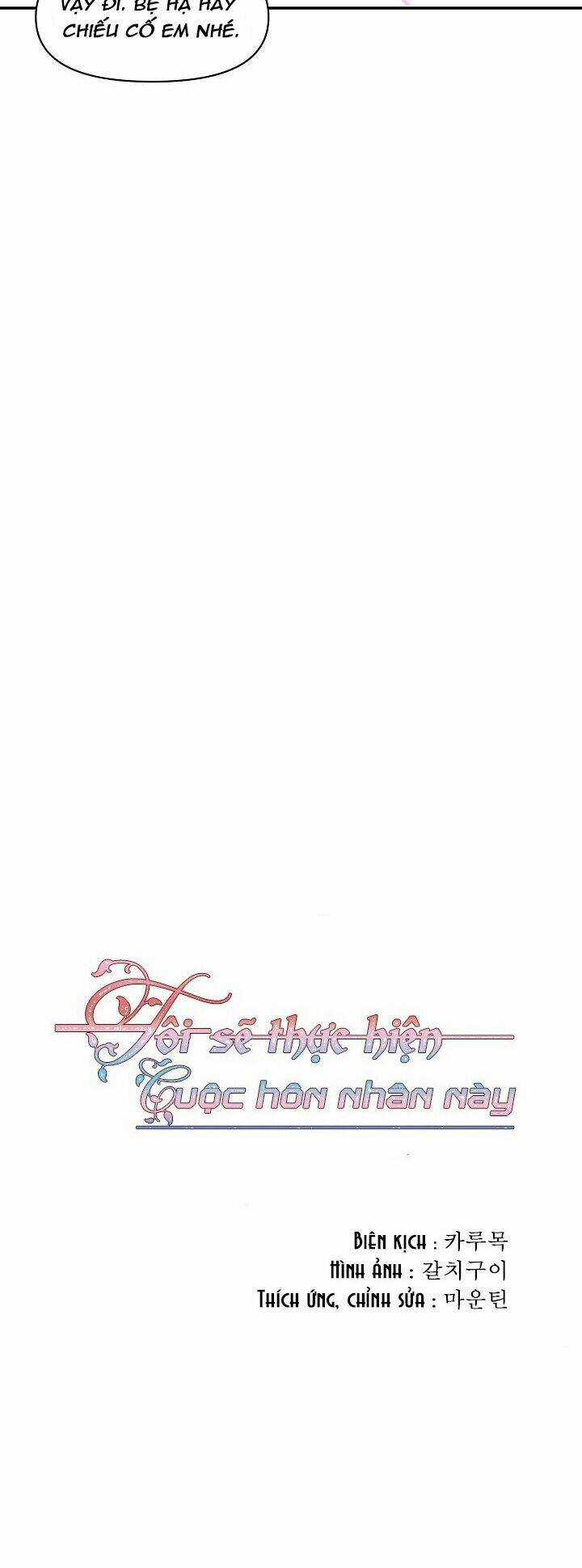 Tôi Sẽ Thực Hiện Cuộc Hôn Nhân Này Chapter 6 trang 9