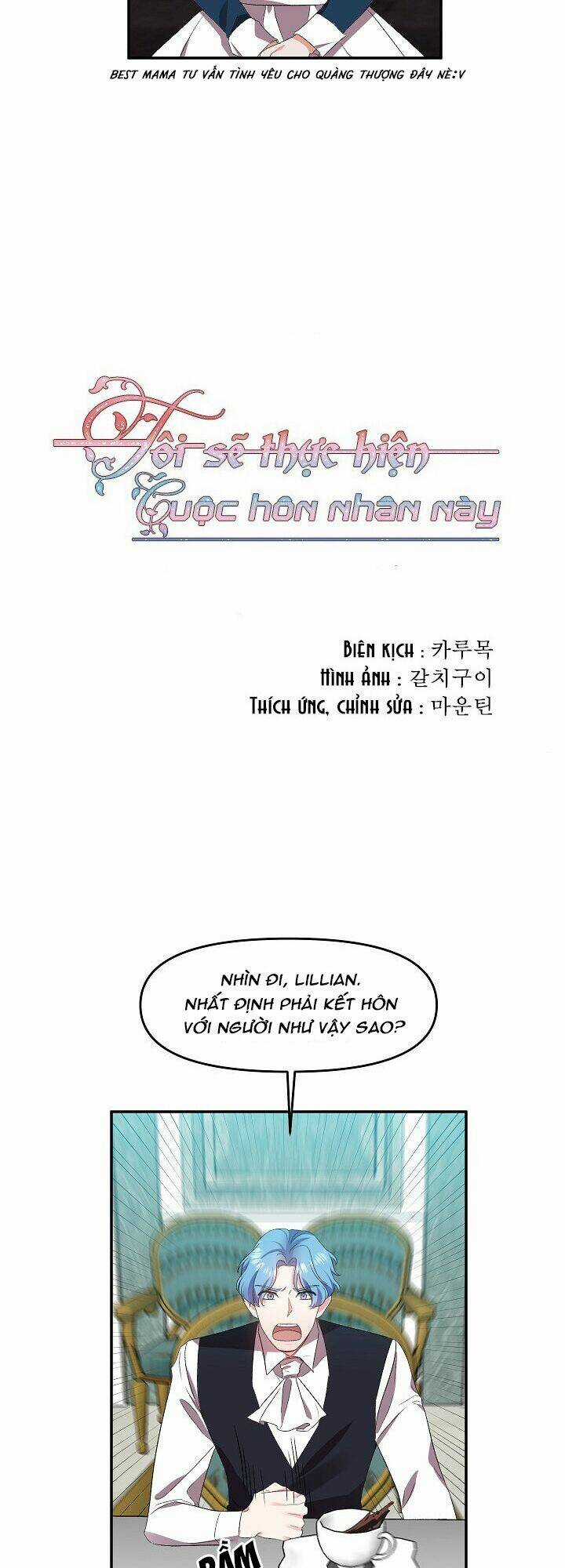 Tôi Sẽ Thực Hiện Cuộc Hôn Nhân Này Chapter 7 trang 6