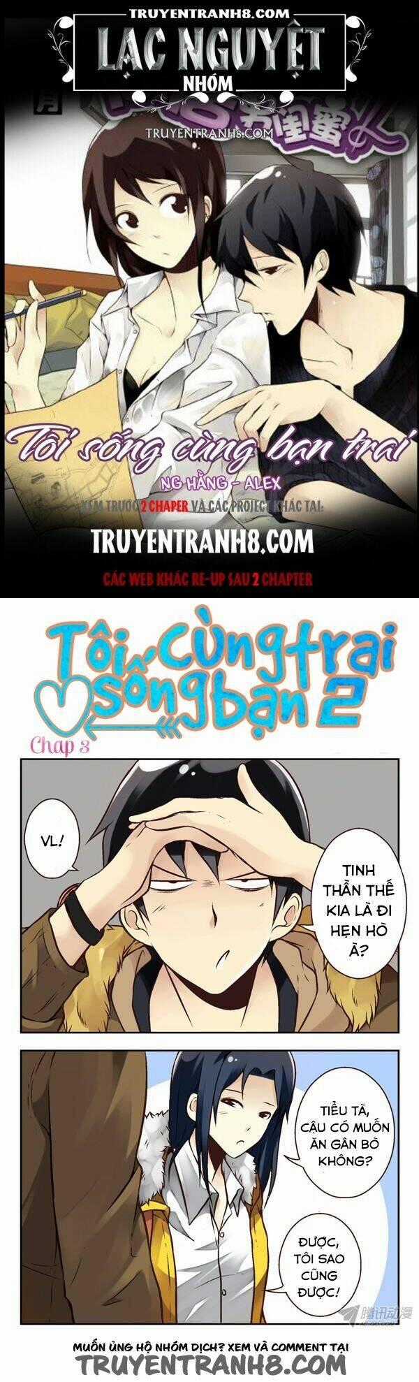Tôi Sống Cùng Bạn Trai 2 Chapter 3 trang 0