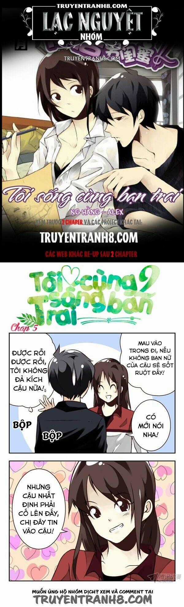 Tôi Sống Cùng Bạn Trai 2 Chapter 5 trang 0