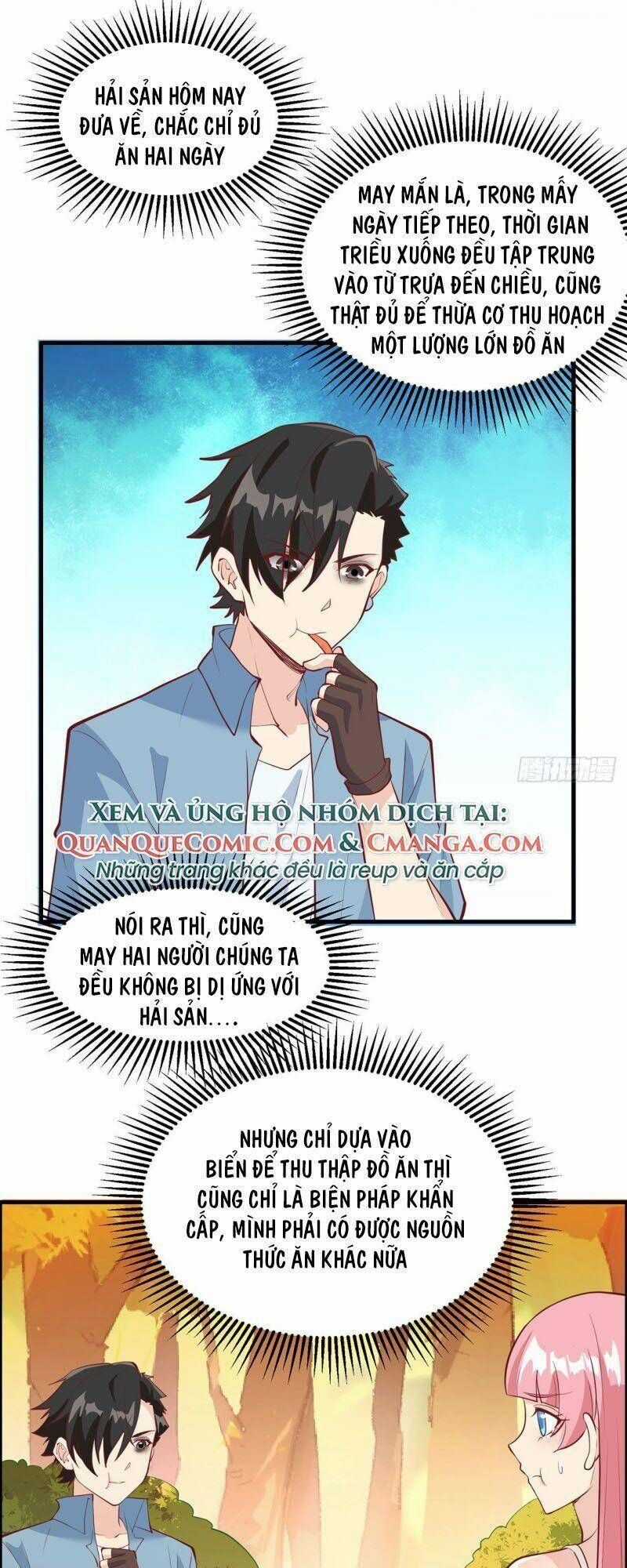 Tôi Sống Trên Hoang Đảo Cùng Các Em Gái Chương 16 trang 20