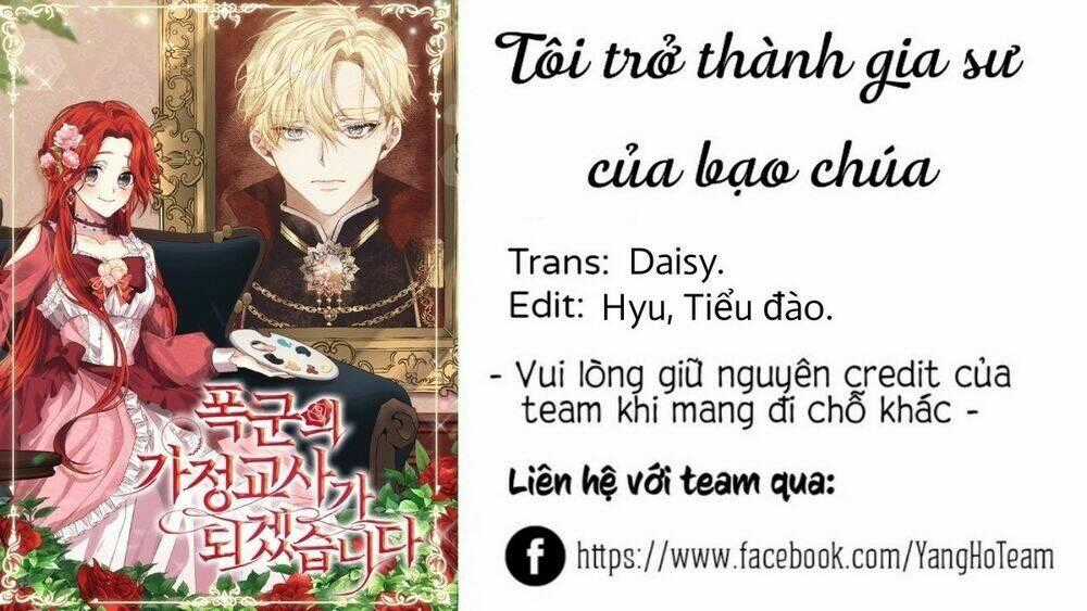Tôi Trở Thành Gia Sư Của Tên Bạo Chúa Chapter 5 trang 0