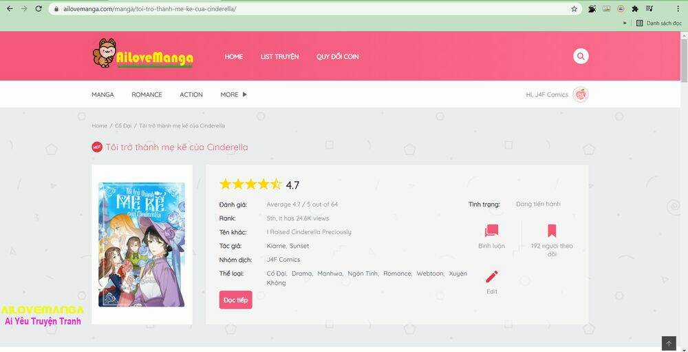 Tôi Trở Thành Mẹ Kế Của Cinderella Chapter 46 trang 51