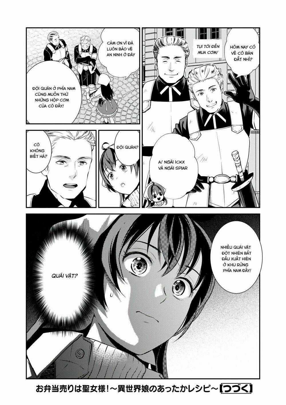 Tôi Trở Thành Thánh Nữ Bán Đồ Ăn Dạo Ở Thế Giới Khác Chapter 1 trang 17