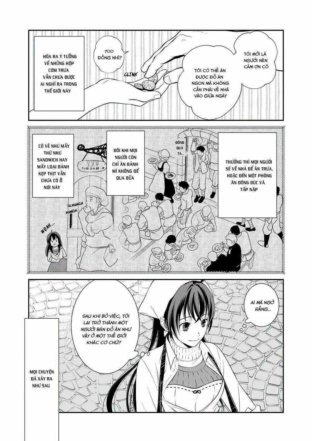 Tôi Trở Thành Thánh Nữ Bán Đồ Ăn Dạo Ở Thế Giới Khác Chapter 1 trang 6