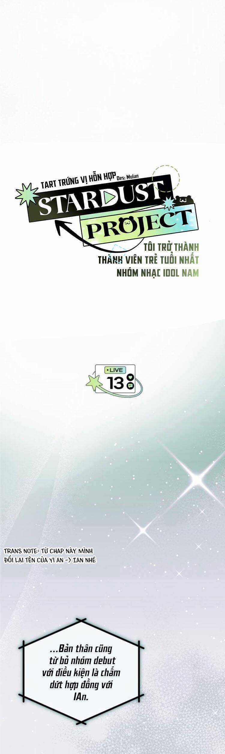 Tôi Trở Thành Thành Viên Trẻ Tuổi Nhất Nhóm Nhạc Idol Nam Chapter 13 trang 2