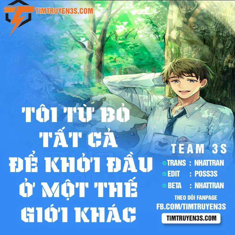 Tôi Từ Bỏ Tất Cả Để Khởi Đầu Ở Một Thế Giới Khác Chapter 9 trang 0