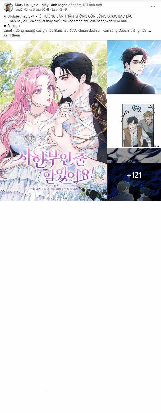 Tôi Tưởng Bản Thân Không Còn Sống Được Bao Lâu! Chapter 3.1 trang 11