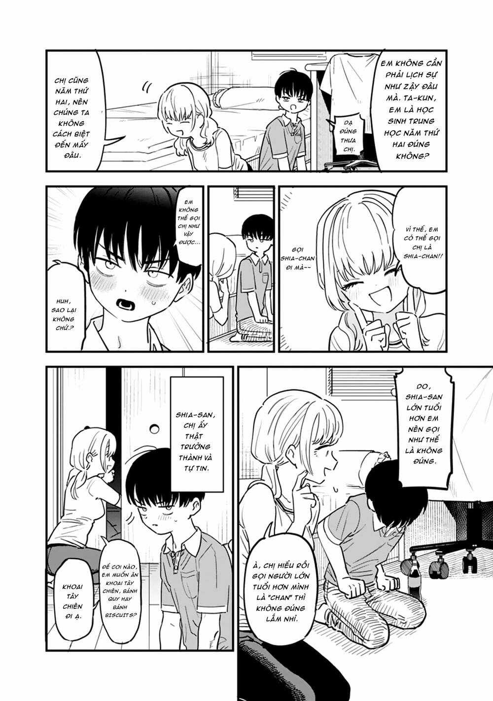 tôi yêu chị gái nhà bên Chapter 1 trang 4