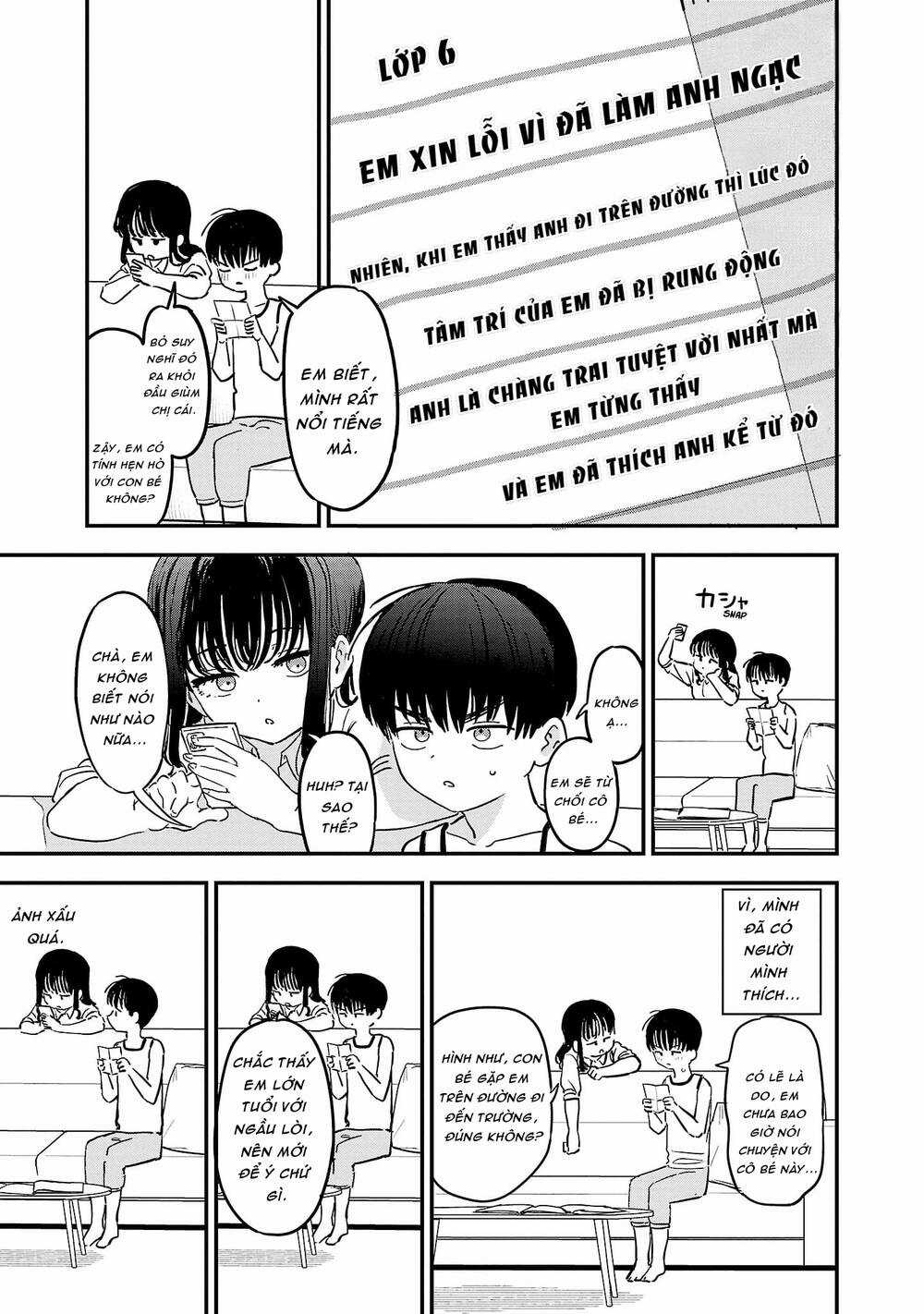 tôi yêu chị gái nhà bên Chapter 7 trang 3