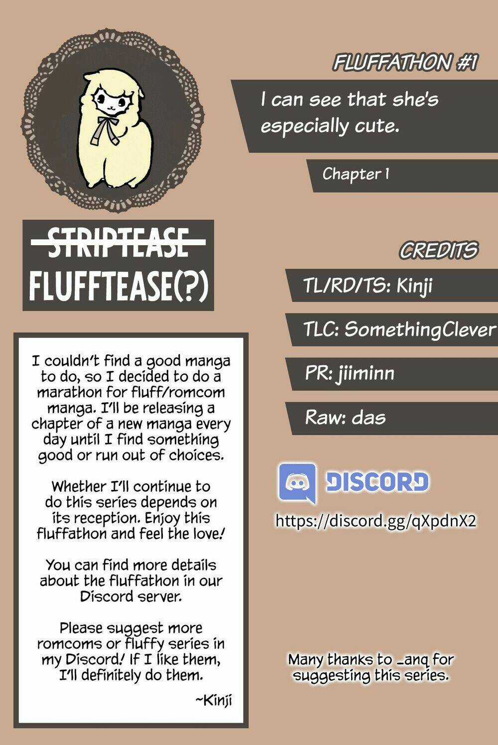 TOKUBETSU NI KAWAIKU MIERU NO DESU. Chapter 1 trang 2