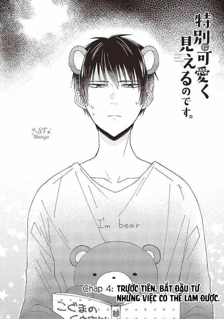 TOKUBETSU NI KAWAIKU MIERU NO DESU. Chapter 4 trang 2