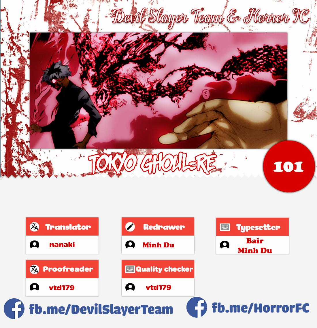Tokyo Ghoul:re Chapter 101 trang 0