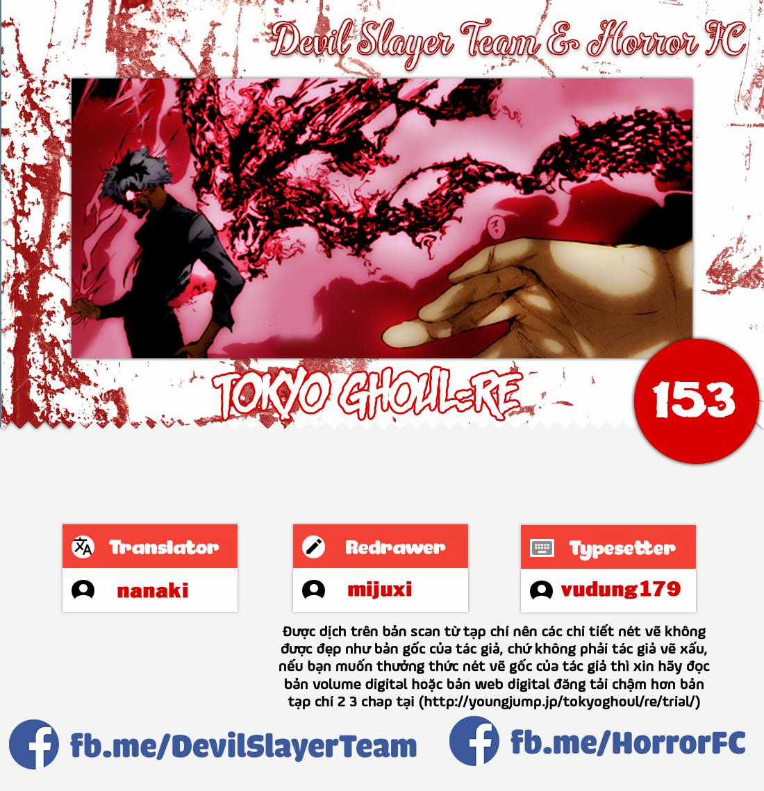 Tokyo Ghoul:re Chapter 153 trang 0