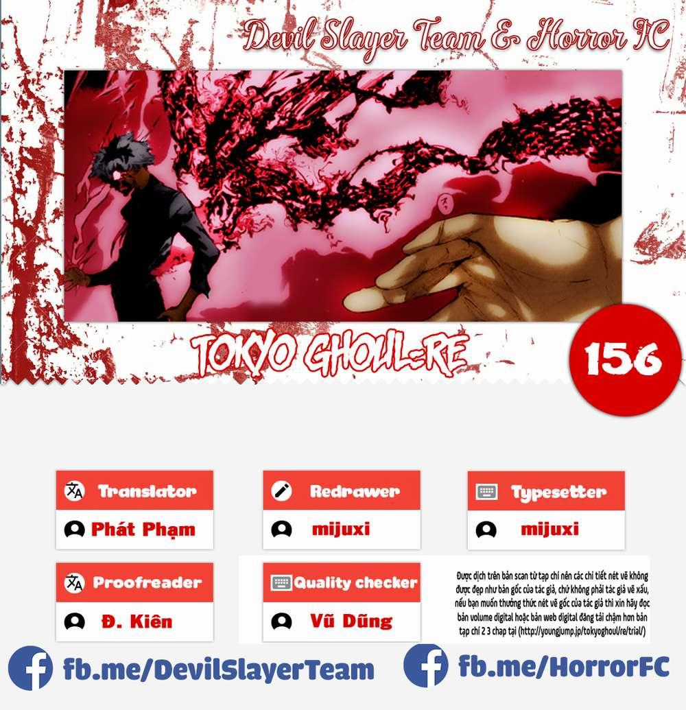 Tokyo Ghoul:re Chapter 156 trang 0