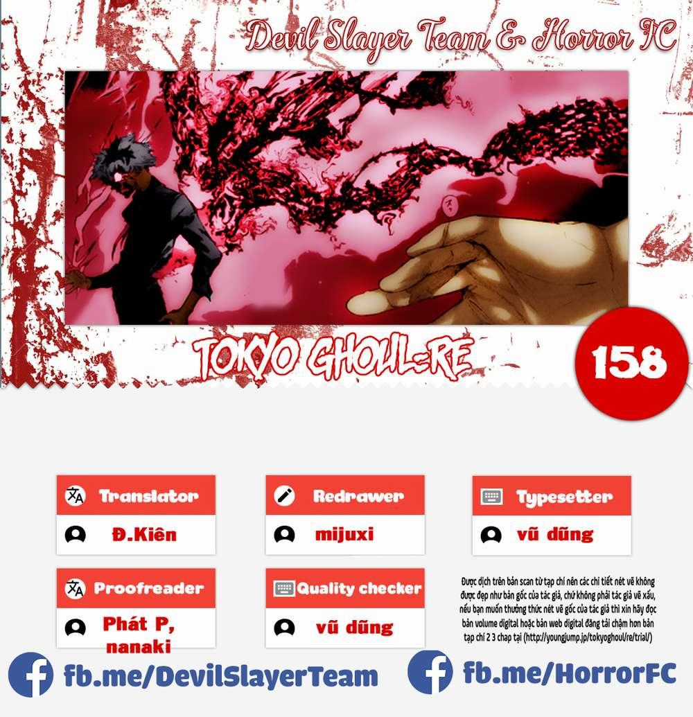 Tokyo Ghoul:re Chapter 158 trang 0