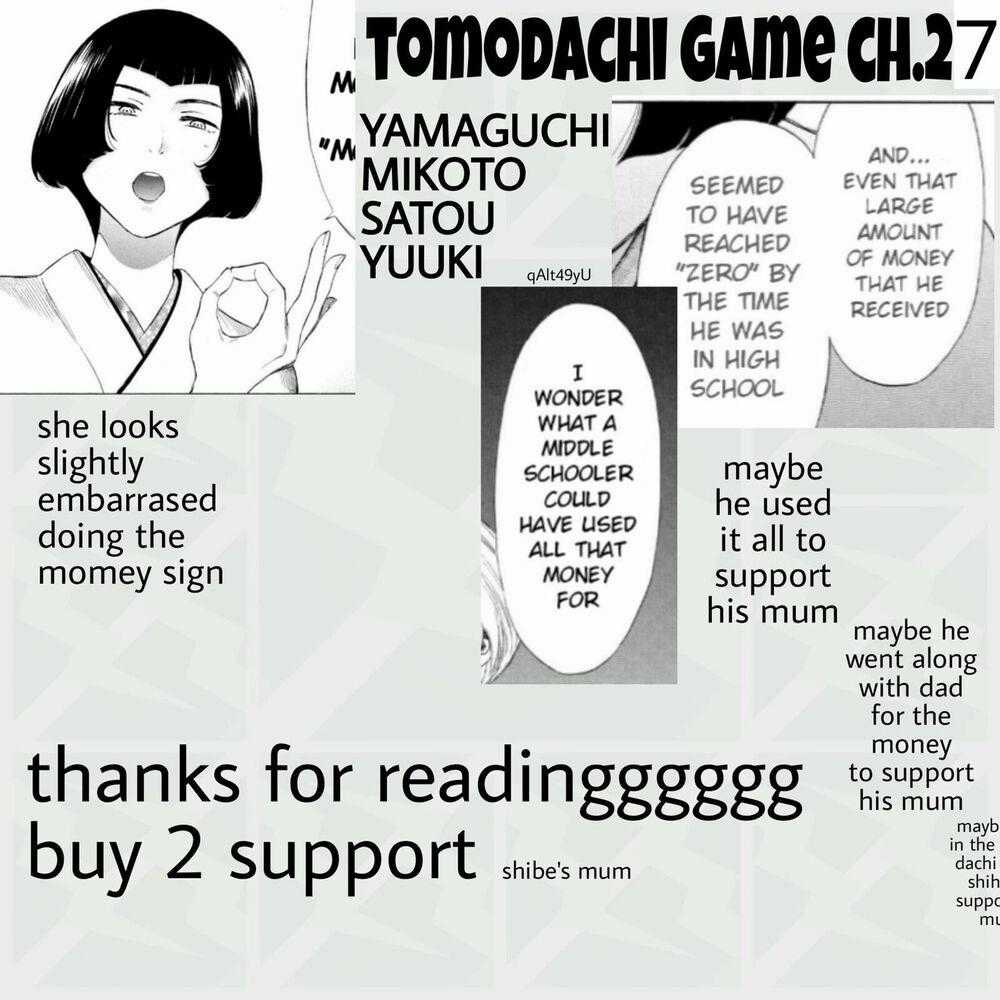 Tomodachi Game Máy chơi trò chơi điện tử tốt nhất Chapter 27 trang 37