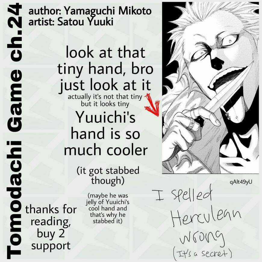 Tomodachi Game Chapter 24 trang 38