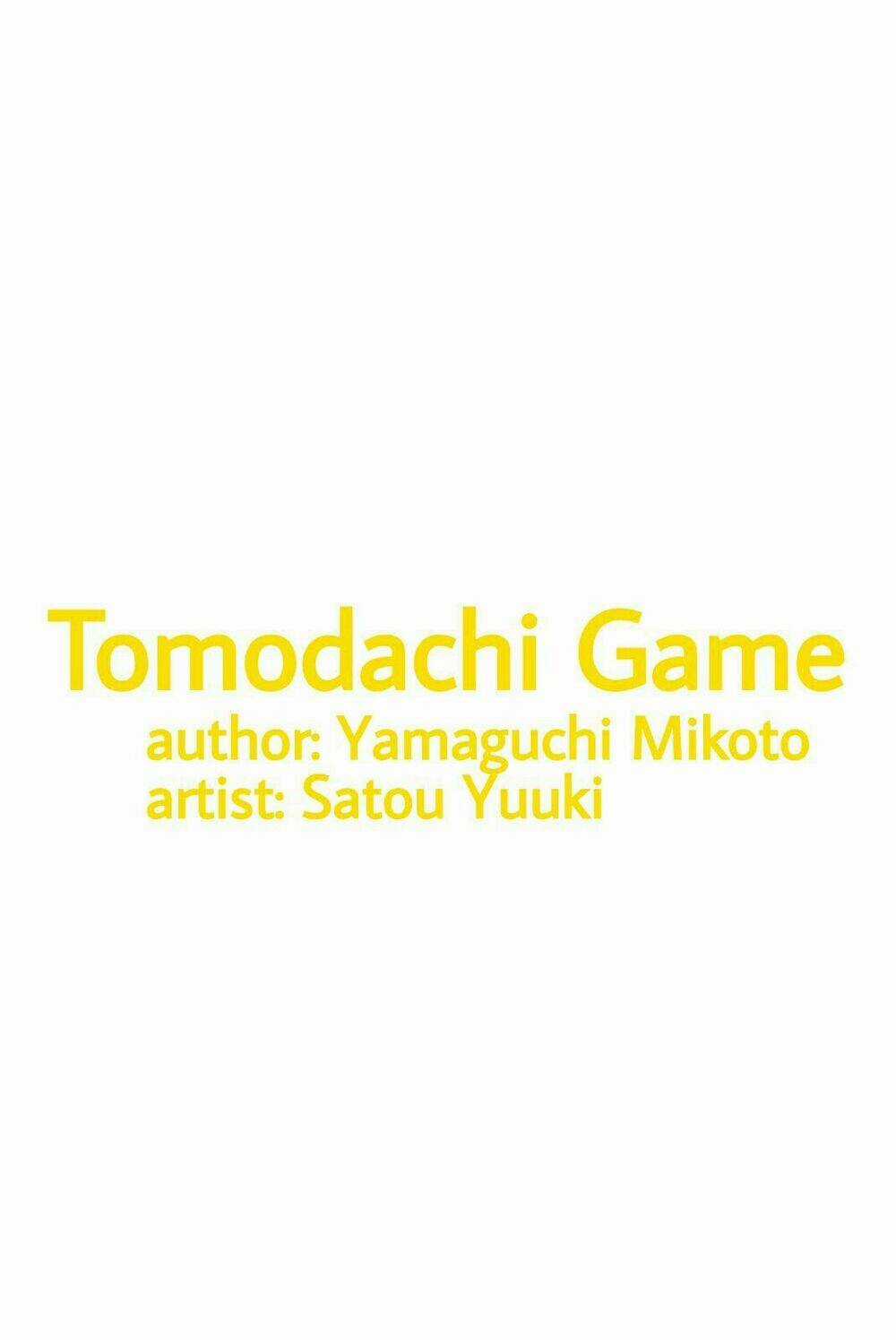 Tomodachi Game Chapter 33 trang 4