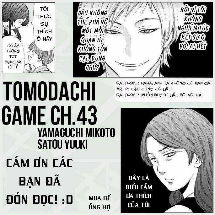 Tomodachi Game Chapter 43 trang 48