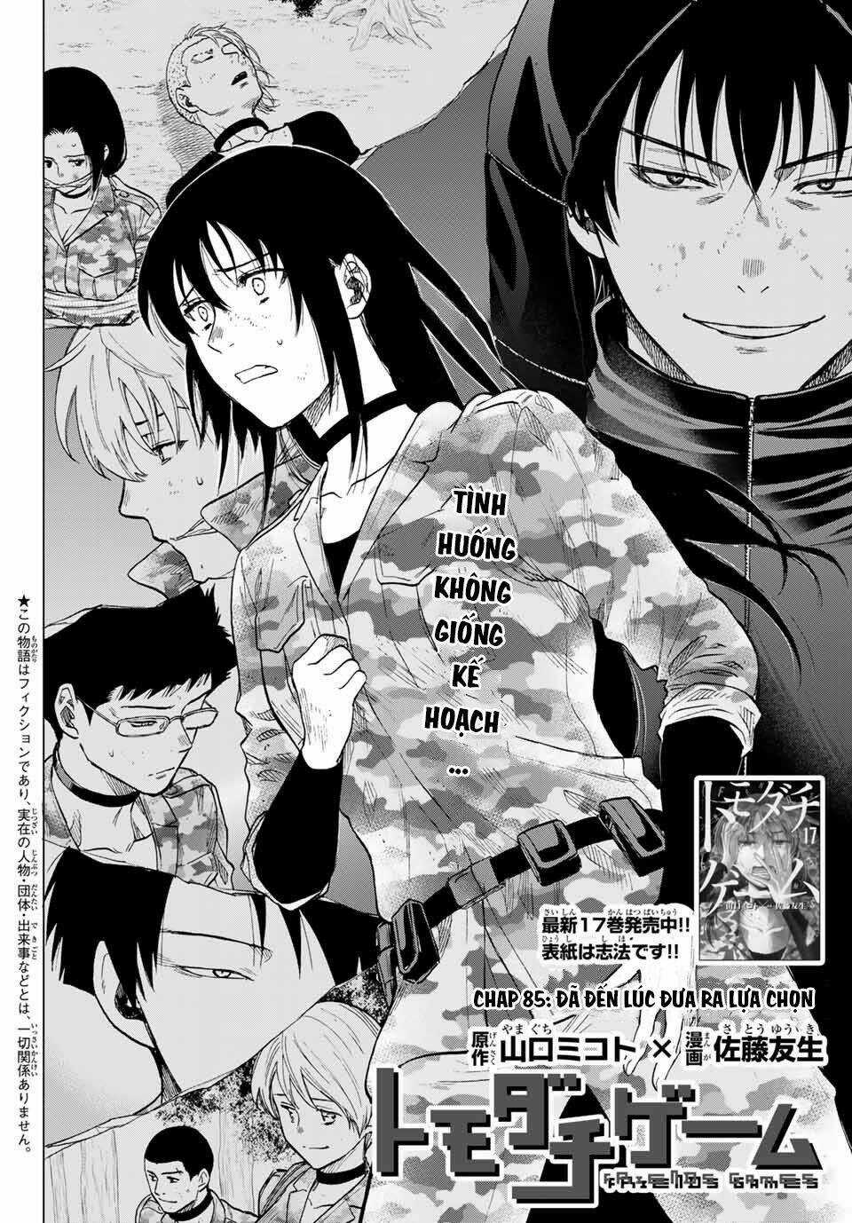 Tomodachi Game Chapter 85 trang 2