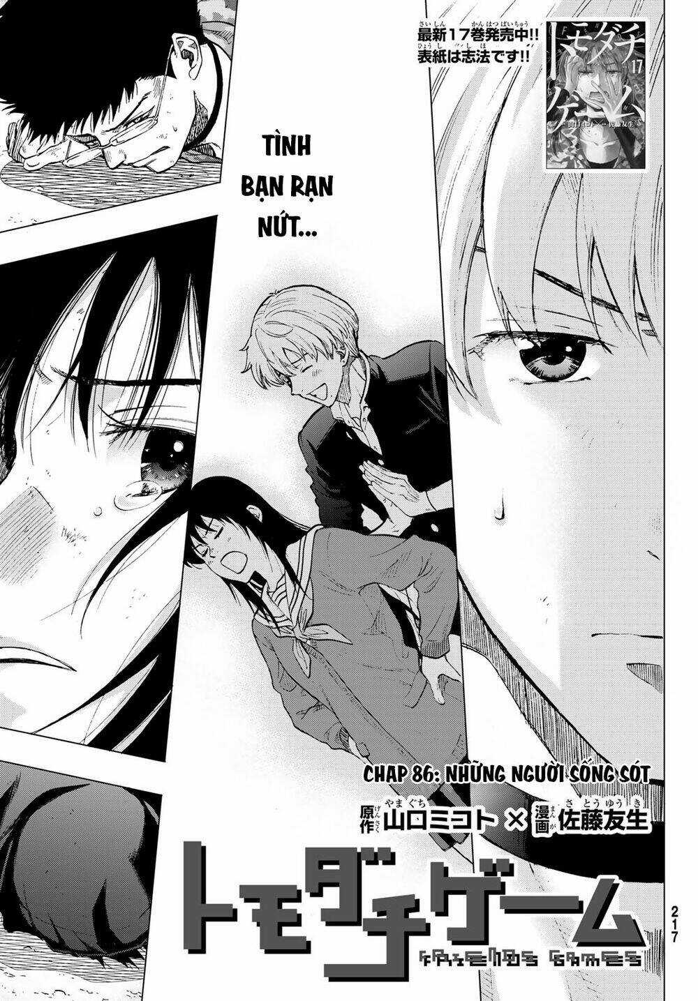 Tomodachi Game Chapter 86 trang 3