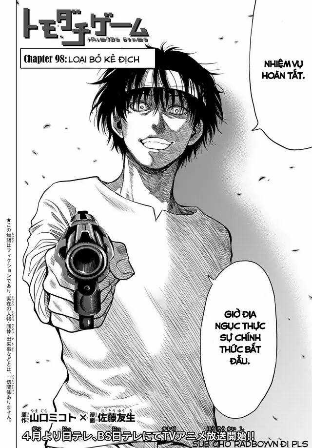Tomodachi Game Chapter 98 trang 1