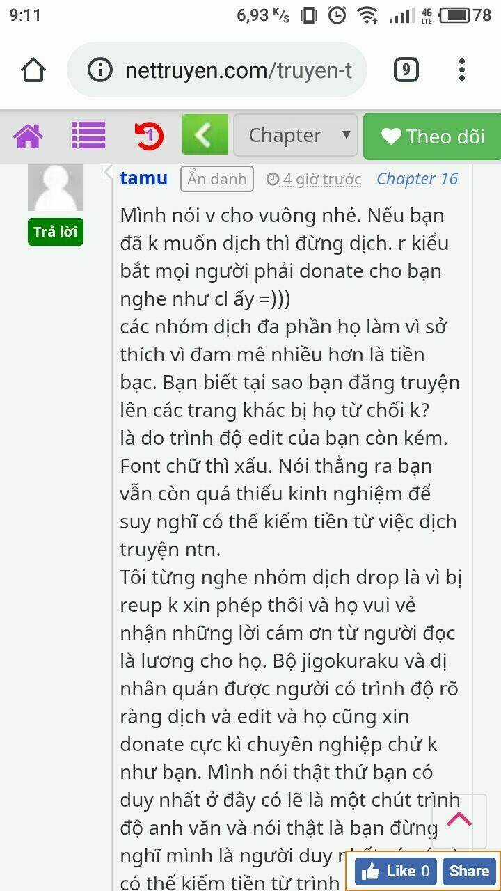 Tomogui Kyoushitsu Chapter 18 trang 22