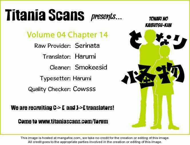 Tonari No Kaibutsu-Kun Chapter 14 trang 40