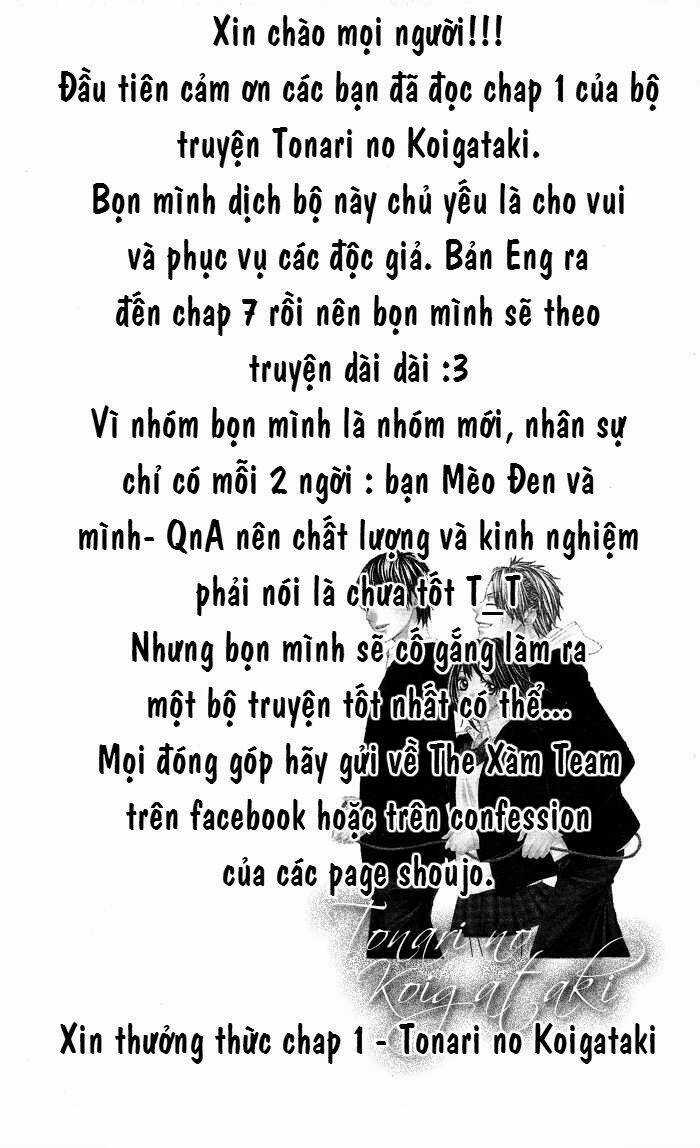 Tonari no Koigataki Chapter 1 trang 3