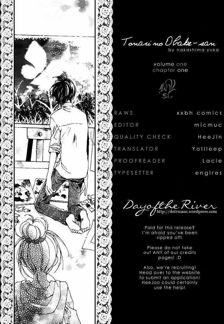 Tonari No Obake-San Chapter 1 trang 2