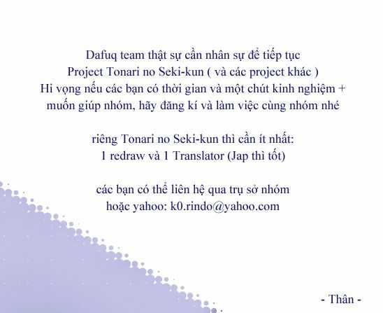 Tonari No Seki-Kun Chapter 13 trang 2