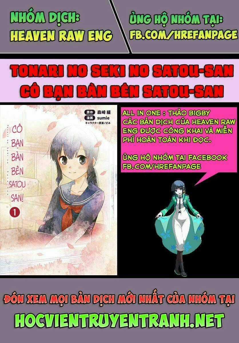 Tonari No Seki No Satou-San Chapter 4 trang 1