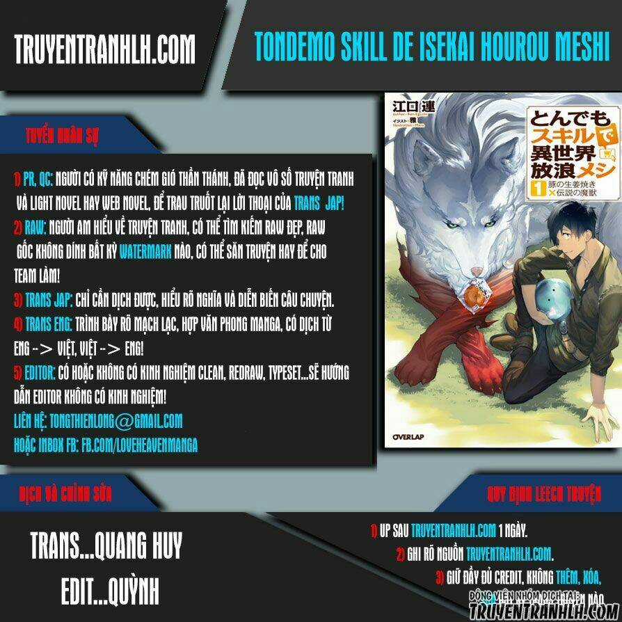 Tondemo Skill De Isekai Hourou Meshi Chapter 7 trang 0