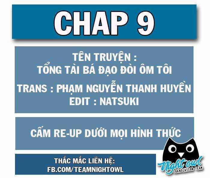 Tổng Tài Bá Đạo Cầu Ôm Ôm Chapter 9.5 trang 0