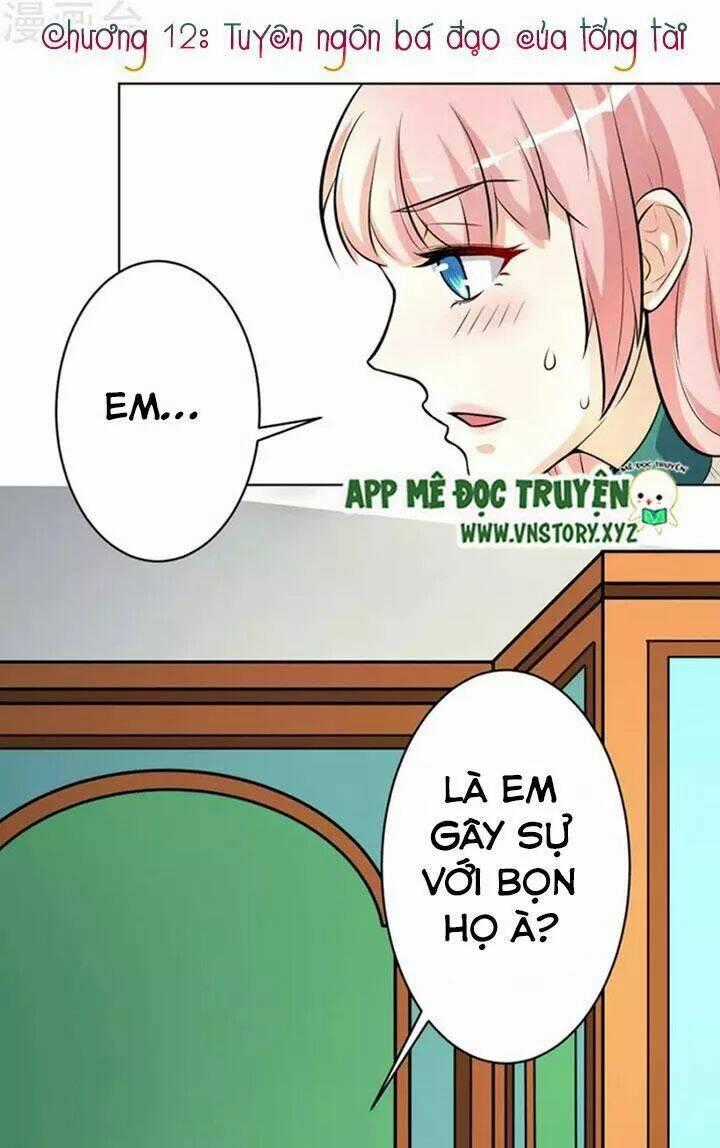 Tổng Tài Đại Nhân Thật Xấu Hổ Chapter 12 trang 1