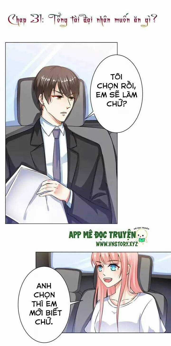Tổng Tài Đại Nhân Thật Xấu Hổ Chapter 31 trang 1